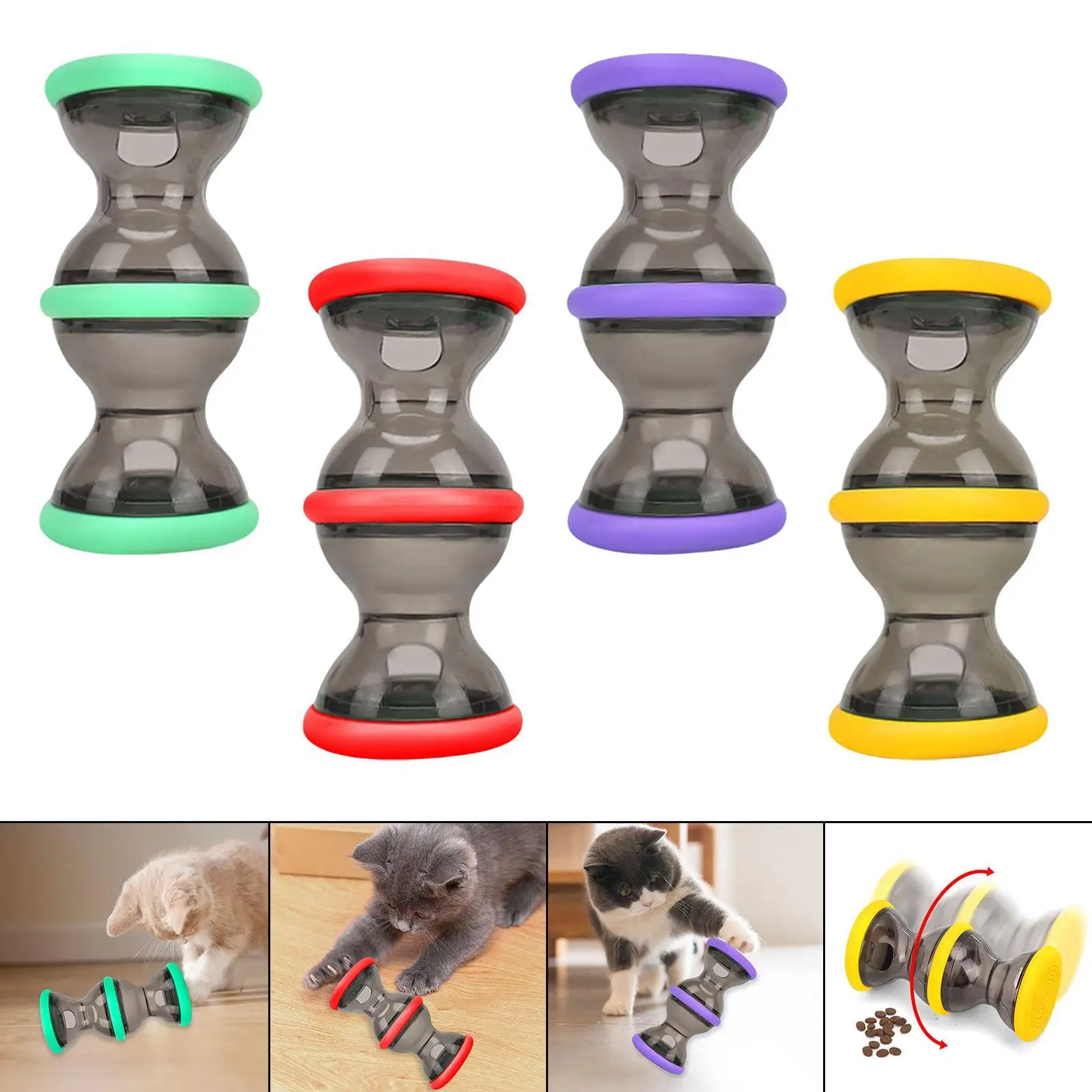 Dog Food Dispenser Puzzle Toy Rolling Dog Puzzle Slow Feeder for Stimulation