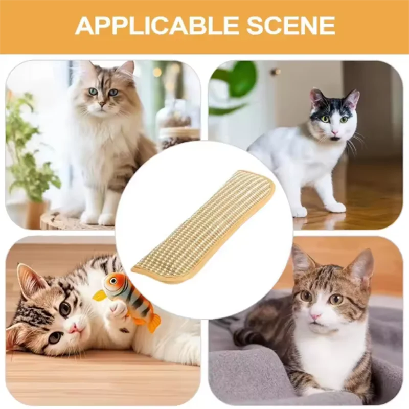 Rascador para gatos con juguetes interactivos e hierba gatera - imagen 5