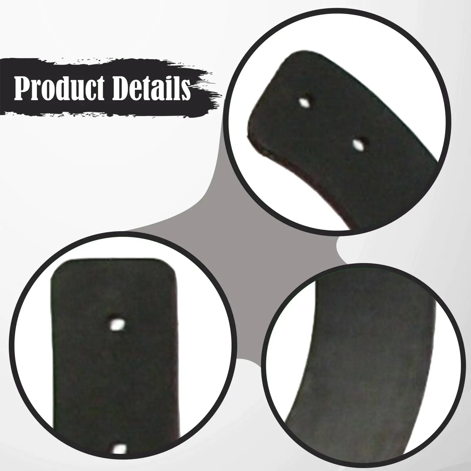 Reparación de paletas de goma para soplador de nieve, repuesto para exteriores, mantenimiento fácil de instalar, 780-035 13167 735-04033, repuesto para lanzador de nieve, 6 uds. - imagen 5