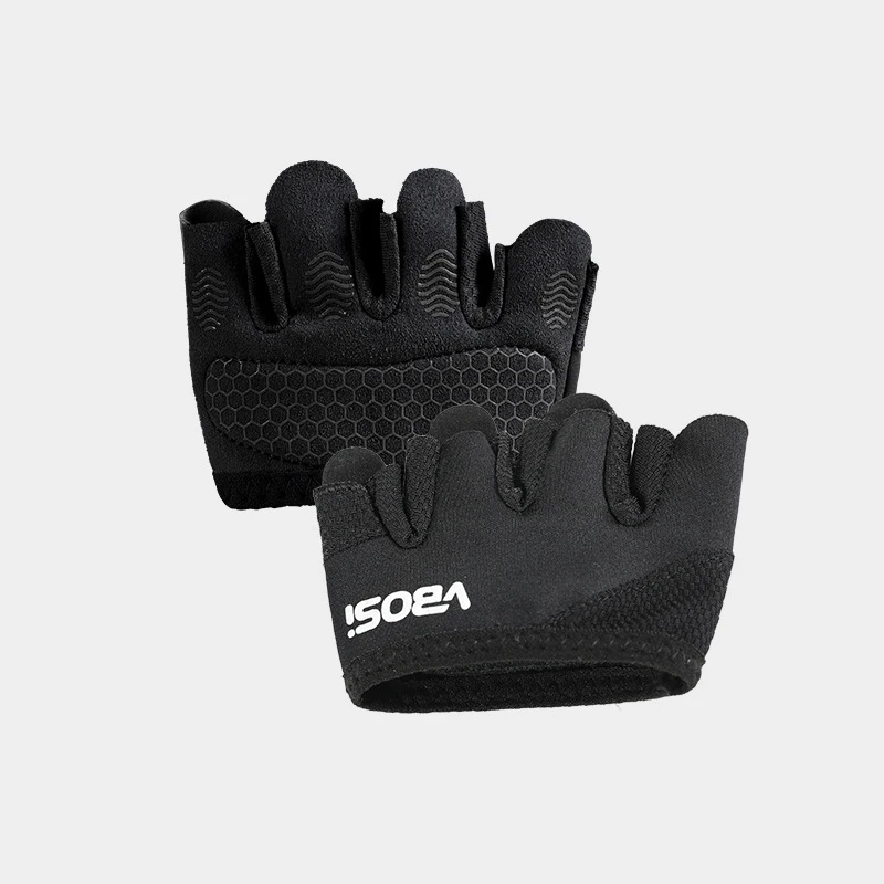 Guantes ligeros cuatro dedos antideslizantes para entrenamiento y pesas - imagen 3