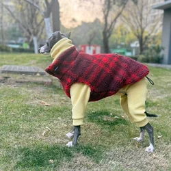 Abrigo forro polar para perro galgo italiano y whippet