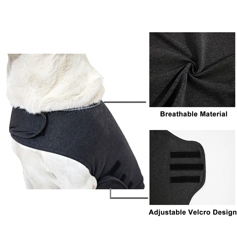 Chaleco reflectante para perros pequeños, medianos y grandes, chaqueta de XS-XL para la ansiedad, producto para mascotas - imagen 5