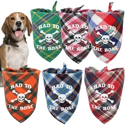 Pañuelo bandana de algodón para perros y gatos - triangular