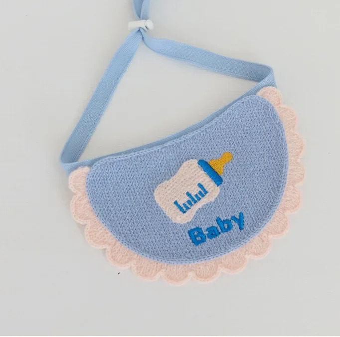 Babero con forma de botella Ins para perros y gatos, toalla para Saliva, babero, oso, accesorios de peluche, accesorios para cachorros, lazos para perros, pajaritas para perros, suministros para mascotas - imagen 4