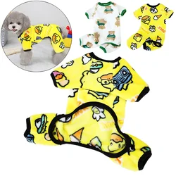 Mono cálido de invierno para perros pequeños, pijamas de lana para cachorros y gatos, peleles para mascotas, ropa para mascotas Shihtzu Yorkie mascotas