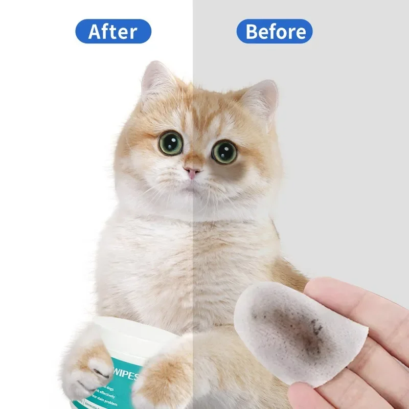 Toallitas limpiadoras quitamanchas de lágrimas para gato - imagen 2