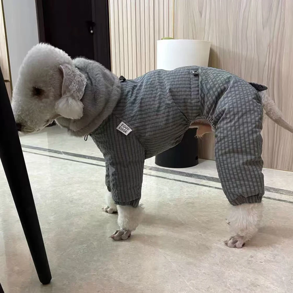 Abrigo invierno perro Bedlington cálido cortavientos impermeable - imagen 5