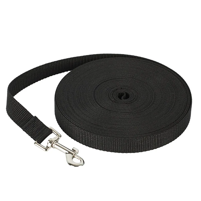Correa para perro de 1,5 m, 6m, 10m, para perros pequeños, medianos y grandes, cinturón de plomo para entrenamiento para caminar, cuerda de nailon para mascotas, accesorios de correas largas