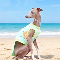 Chaleco de algodón con protección solar para Galgo y Whippet