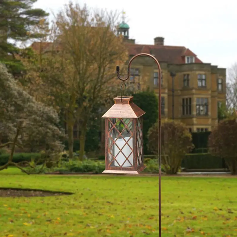 Gancho de pastor de 4 piezas, ganchos de Metal para Estaca de jardín, soporte para cesta de flores, colgador de linterna para comederos de aves, cestas, linternas de jardín - imagen 2