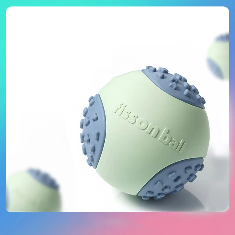 HOOPET-pelota interactiva resistente a las mordeduras para perros pequeños, juguete para masticar con sonido, Limpieza de dientes, molienda, accesorios para masticar para mascotas - imagen 5