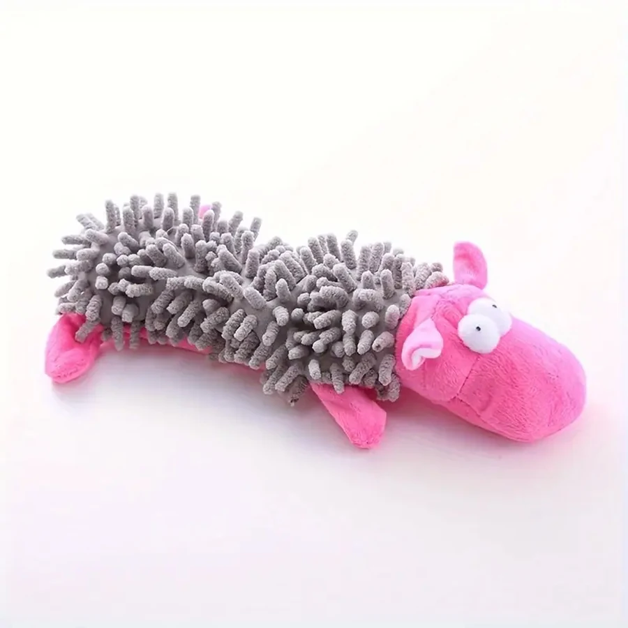 Juguete de peluche duradero a bajo precio para perros, forma de Animal con chirriante para perros pequeños, Chihuahua, Yorkshire, Bichon, juguetes de limpieza para masticar para cachorros - imagen 5