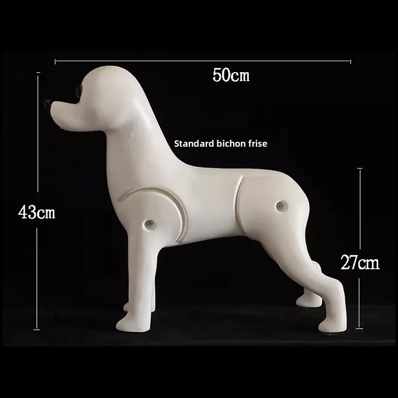 Maniquí de peluquería canina con pelo sintético para Bichón pequeño - imagen 5
