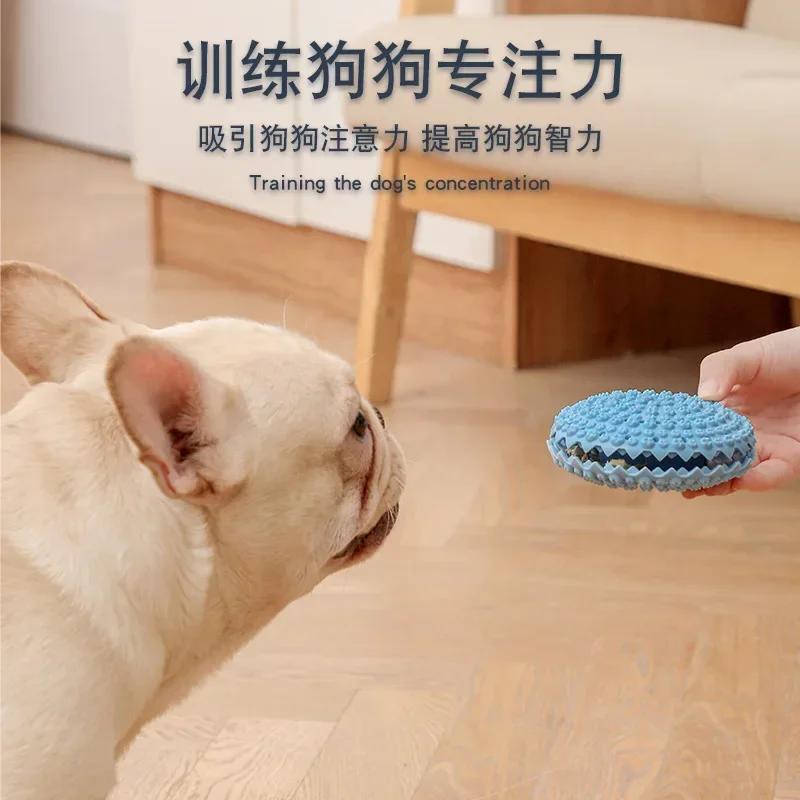 Alimentador lento interactivo de goma para perros, juguete dispensador de comida para perros, juguete de dentición para mascotas, tazón dispensador de comida - imagen 5