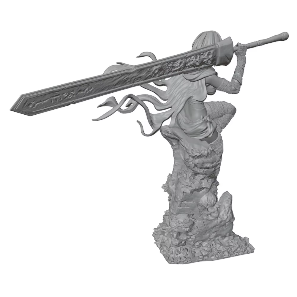 Figura de anime GK 1/24 sin montar ni pintar - miniatura impresa 3D - imagen 5