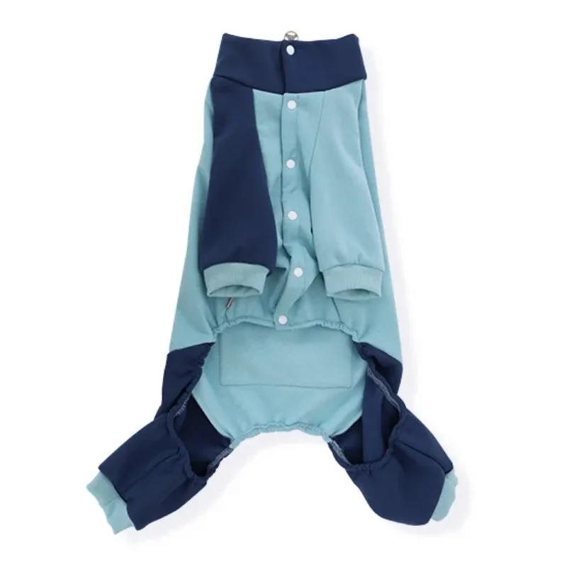 HOOPET chaqueta gruesa con capucha para perros medianos y grandes Labrador Otoño Invierno ropa cálida monos de moda para proveedores de abrigos para perros - imagen 4