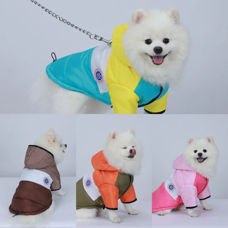 Chaqueta de algodón para mascotas de invierno para perros, ropa cálida para mascotas, abrigo para cachorros para perros pequeños y medianos, gatos, Chihuahua, Bulldog, ropa maltesa