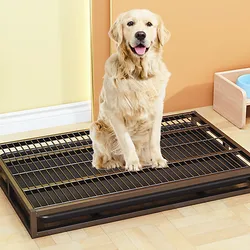 Bandeja sanitaria de acero inoxidable para perros cachorros y mayores