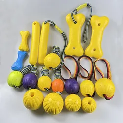 Disco volador flotante con cuerda para perros – Resistente para agua y tierra