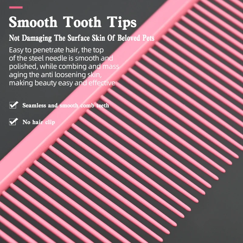 El Peine de aseo para mascotas colorido de nuevo estilo da regalos a las niñas. Peine pequeño y bonito para quitar el pelo de perros o gatos, peines de pelo flotante - imagen 2