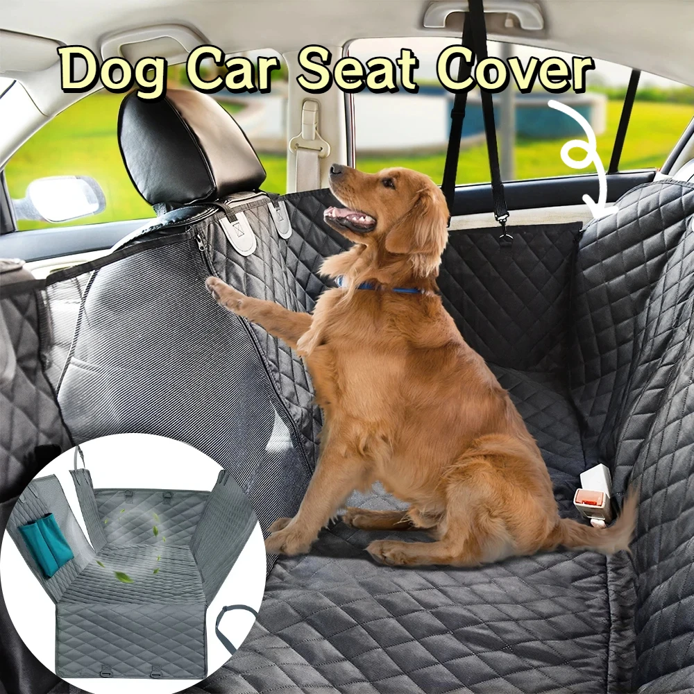Funda impermeable para asiento de coche para perro, asiento trasero, estera de viaje multifuncional para mascotas, Protector de cojín para hamaca de coche para perros y mascotas