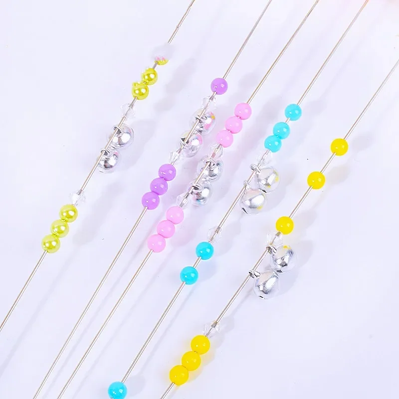 Juguete para gatos, juguetes interactivos de plumas para gatos, palo de bola de lana, juguetes para gatos, mango de alambre de acero, juguete para gatos con campana - imagen 5