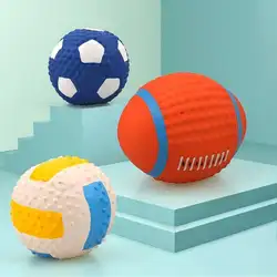 Pelota chirriante masticable para perros