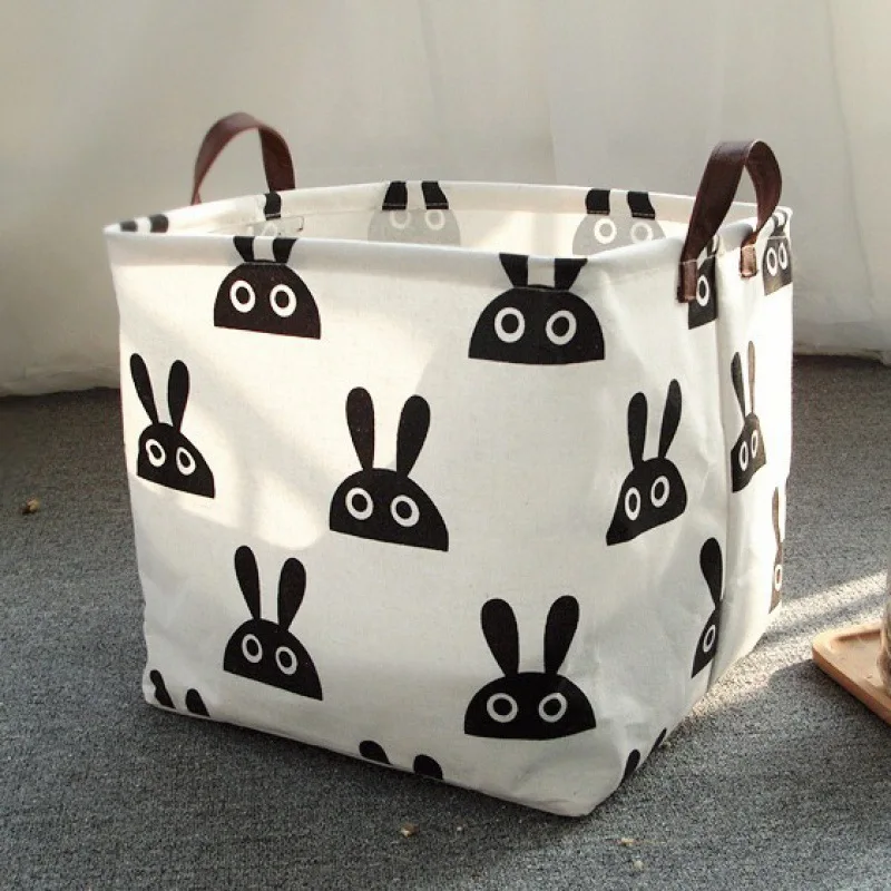 Cesta cuadrada de tela para la colada, organizador de ropa impermeable, de gran capacidad, plegable, para el hogar - imagen 5