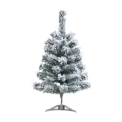 Árbol de Navidad nevado con soporte para gatos y perros