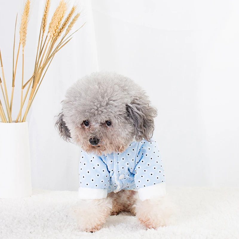 Abrigo para perros, ropa de Margarita pequeña a la moda y cómoda, además de ropa cálida de invierno gruesa de terciopelo para perros - imagen 2