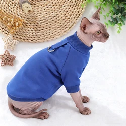 Sudadera con capucha para gato Sphynx – Ideal para primavera y otoño