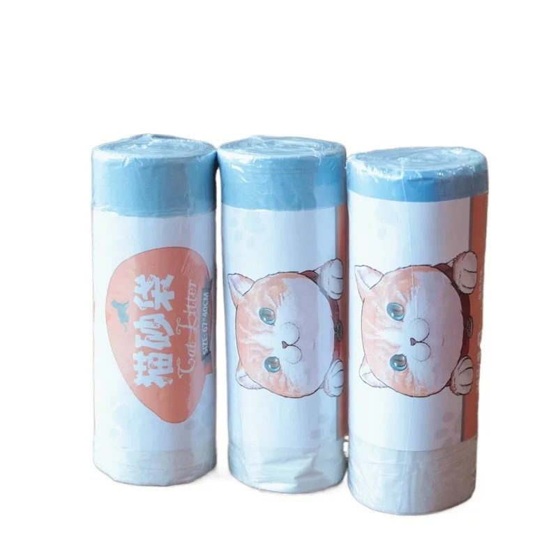 Caja de basura inteligente para gatos, bolsa de basura dedicada para todo tipo de accesorios de baño para gatos, desodorización portátil, productos para el hogar - imagen 2