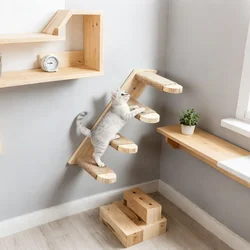 Hamaca de pared con escalones para gatos – Rascador