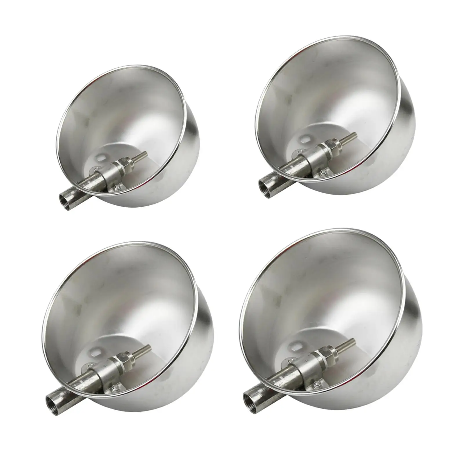 Cuenco automático de agua potable para cerdos, bebedero para ganado, comedero para animales de granja, alimentador de acero inoxidable para caballos, perros y pollos