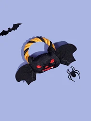 Set juguetes Halloween perros pequeños – Calabaza y murciélago mordedor
