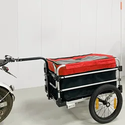 Remolque para gatos y perros para bicicleta de aluminio, 3 en 1