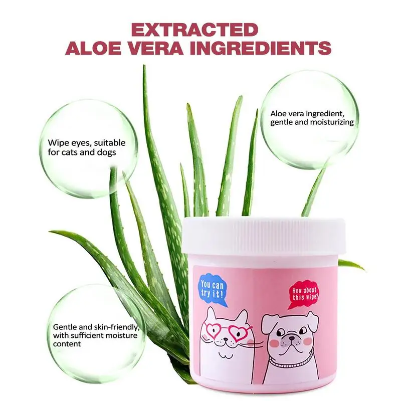 Toallitas suaves para orejas de perro, productos de limpieza para el hogar, senderismo, viajes, refugio para mascotas, 120 piezas - imagen 2