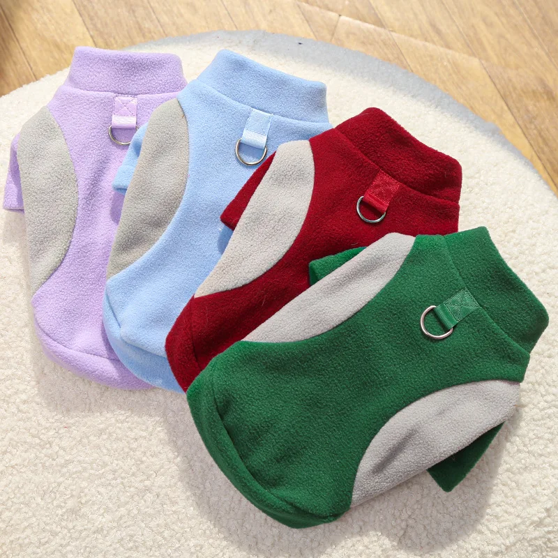 Ropa de invierno para perros pequeños y medianos, abrigo de lana grueso para perros, chaqueta, ropa para cachorros, ropa para Chihuahua y Yorkshire - imagen 3