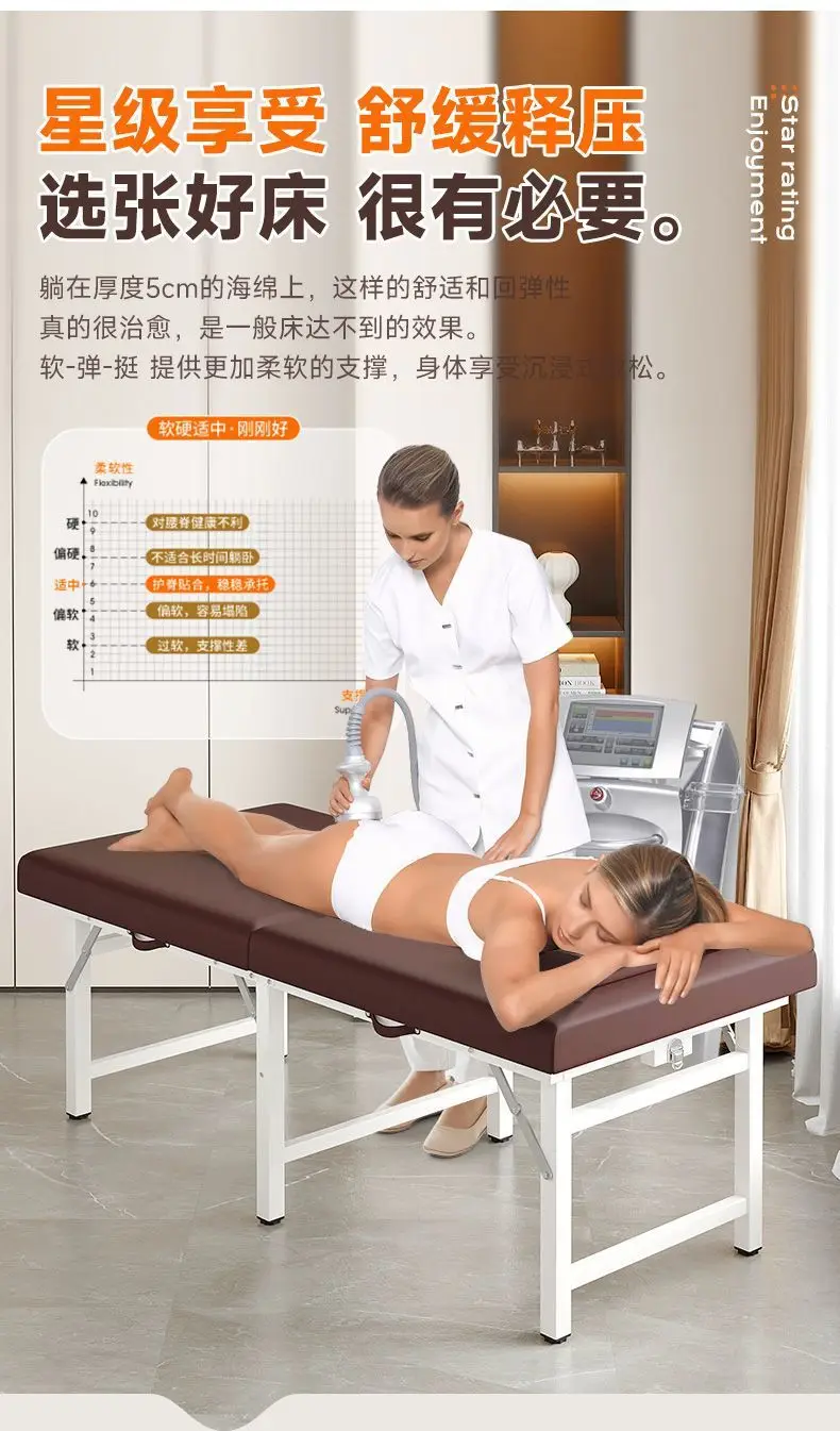 Estructura metálica plegable de la cama