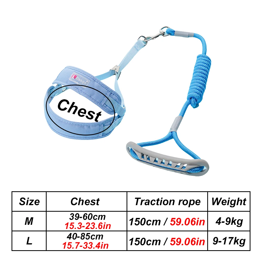 1 ชุด Breathable ตาข่ายไม่มีดึงสายรัดสุนัข + สายจูงปรับ Escape-Proof Vest Leash สําหรับสัตว์เลี้ยงสุนัขขนาดกลางขนาดเล็กกลางแจ้งเดิน - imagen 2