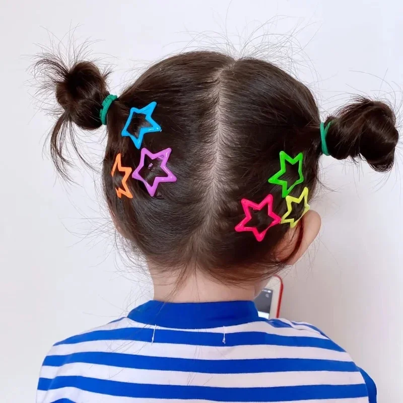 Pinzas para el pelo de perro con estrellas bonitas, horquilla decorativa lateral para el pelo de perro y gato, accesorios para el cabello encantadores para niños - imagen 4