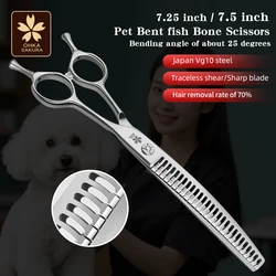 Tijeras de despinzado para perros - Acero japonés VG10 profesional