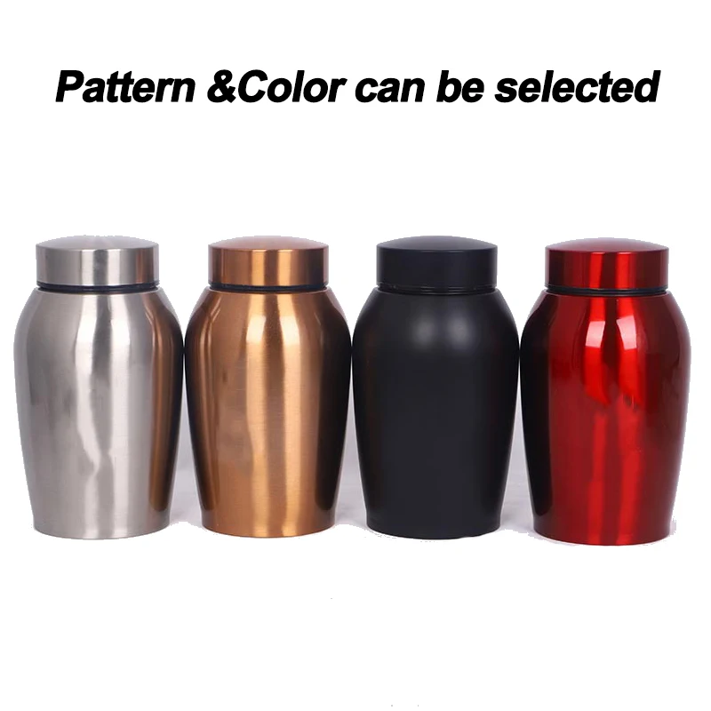 Urna cenizas mascotas acero inoxidable S-L cuatro colores - imagen 3