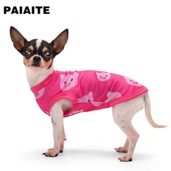 Camisa para perro con estampado de cerdo - transpirable y absorbente