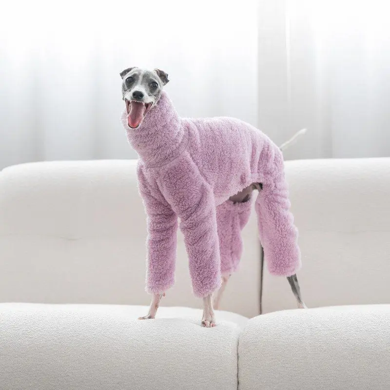 Suéter de forro polar para Whippet y Galgo Italiano – Abrigo térmico para perros - imagen 4