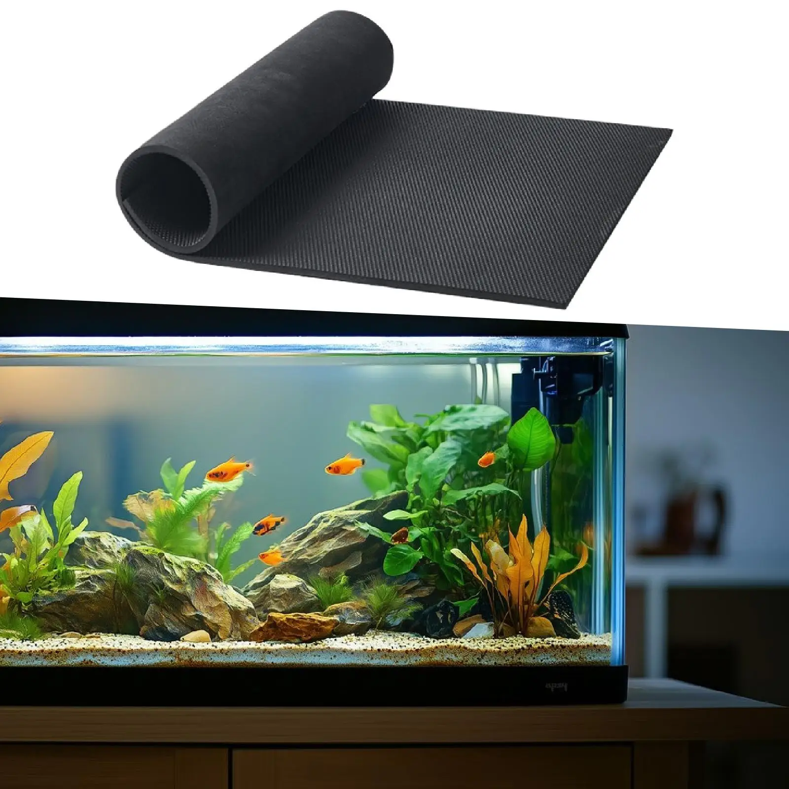 Aquarium Leveling Mat Fish Tank Pad,Tank Base Cushion,Aquarium Desktop,Protector
