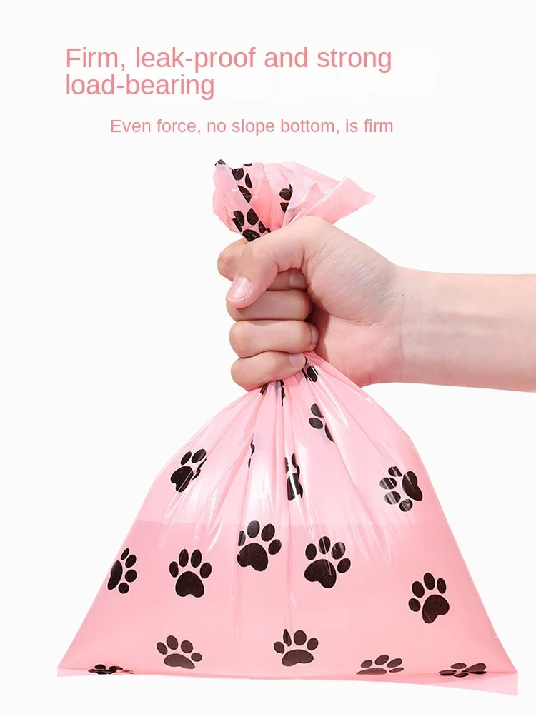 Bolsa para excrementos de perros, bolsa biodegradable para excrementos de perros, bolsas para excrementos de perros sin residuos, bolsa para excrementos de arena para perros, dispensador de bolsas para excrementos de perros - imagen 3