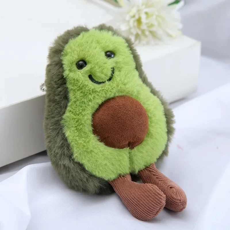 Un lindo juguete de peluche de aguacate para mascotas, adecuado para la compañía diaria de perros pequeños y medianos, juguete peludo pequeño para mascotas - imagen 5
