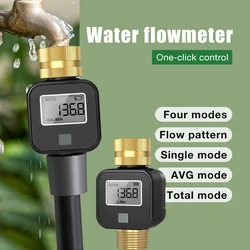 Medidor de flujo de agua con LCD para gatos y perros