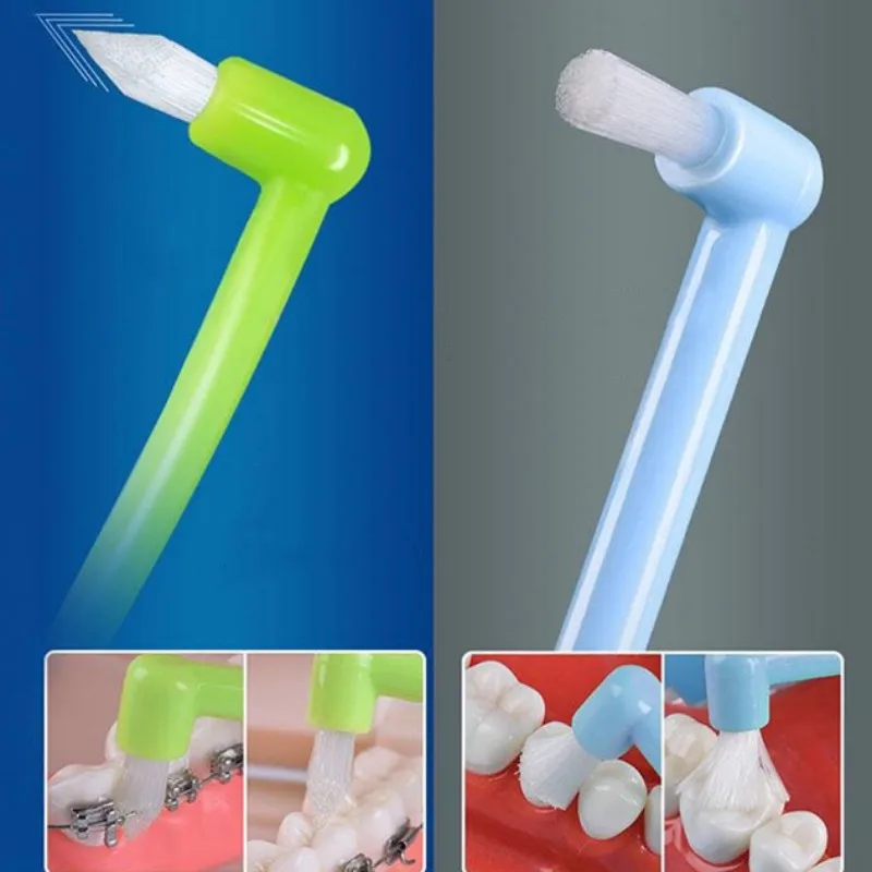 Cepillo de dientes para perros, pelo suave, cepillo de dientes para mascotas, limpieza de dientes de perro, cepillo de dientes de cabeza pequeña para perros, limpieza bucal, accesorios para cachorros - imagen 4